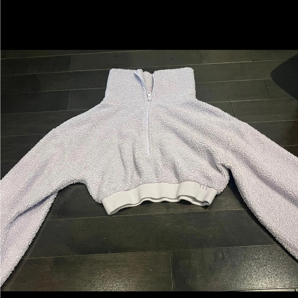 BDG White and Red Detail Sweater